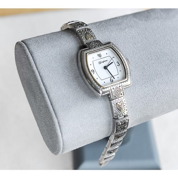 Brighton Coronado Watch Vintage Retired Design Small Wrist 6.5" Working Battery - Picture 2 of 8